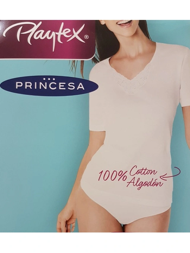 CAMISETA MANGA CORTA SEÑORA PLAYTEX