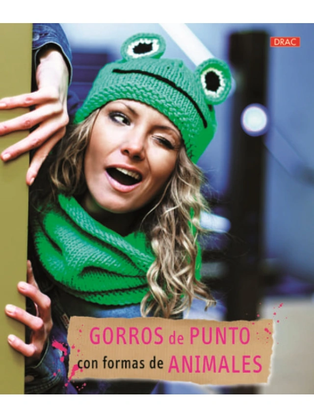 LIBRO DE GORROS DE PUNTO CON FORMAS DE ANIMALES