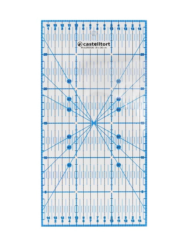 REGLA PATCHWORK 15X30CM CASTELLTORT