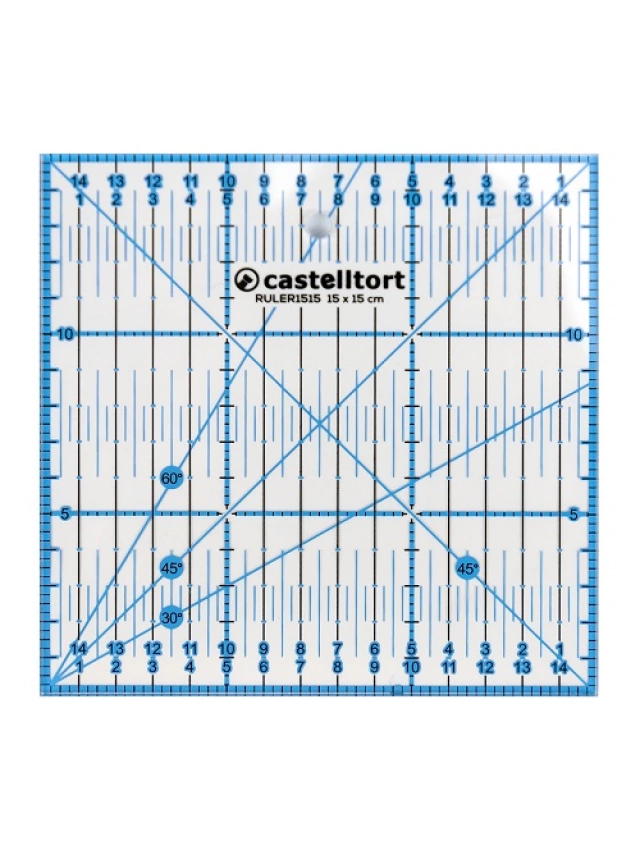 REGLA PATCHWORK 15X15CM CASTELLTORT