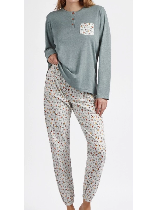 PIJAMA MUJER ALGODON ADMAS