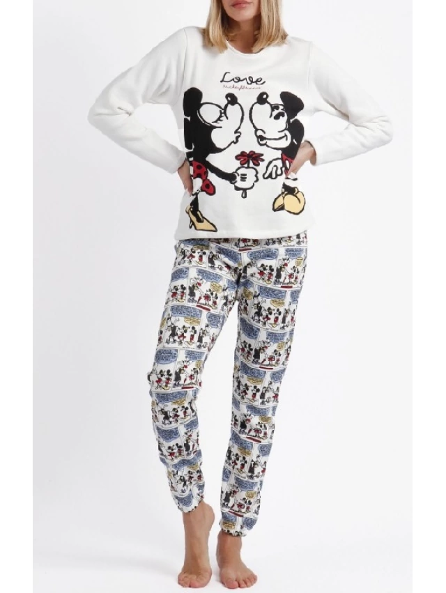 PIJAMA MUJER AFELPADO DISNEY