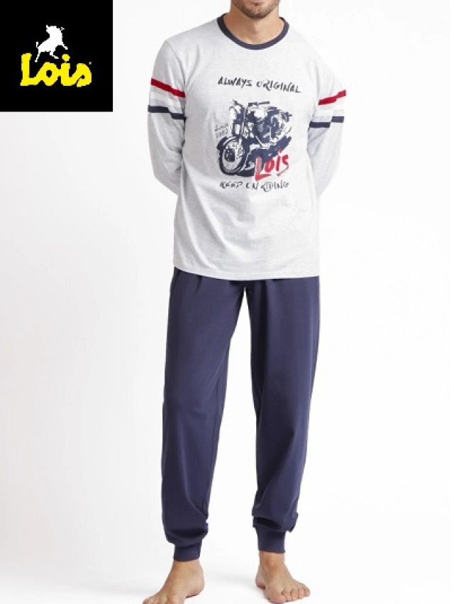 PIJAMA HOMBRE 100% ALGODON LOIS