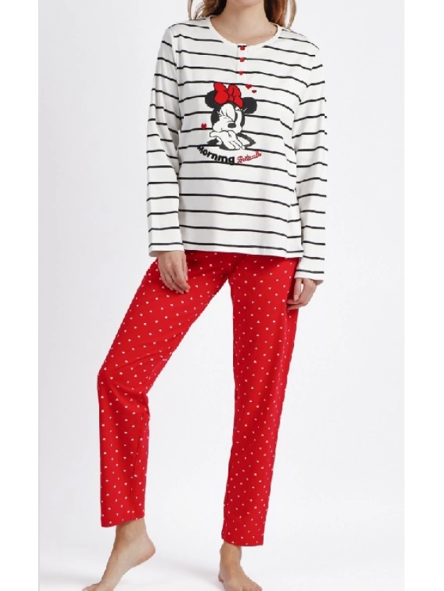 PIJAMA MUJER 100% ALGODON DISNEY