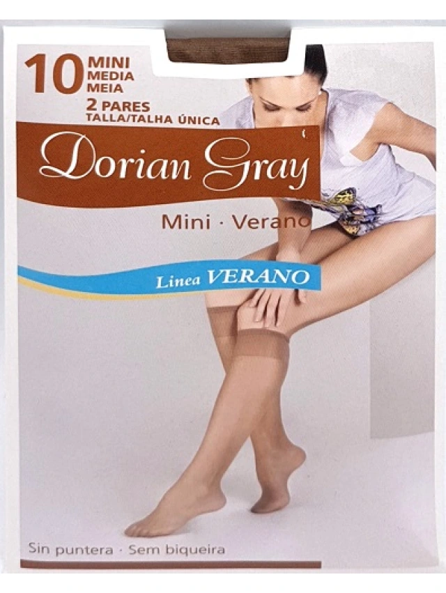 MINIMEDIA VERANO 10 DEN (2 PARES) DORIAN GRAY