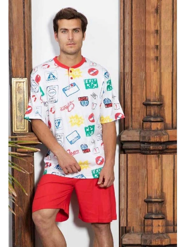 PIJAMA HOMBRE VERANO MUSLHER