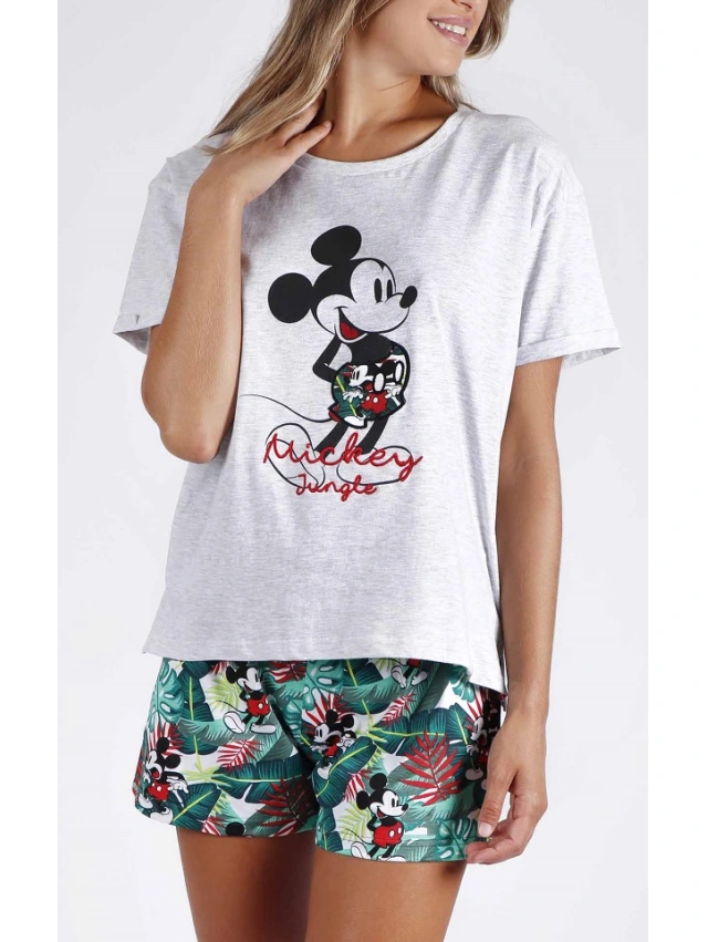 PIJAMA MUJER ALGODON DISNEY 