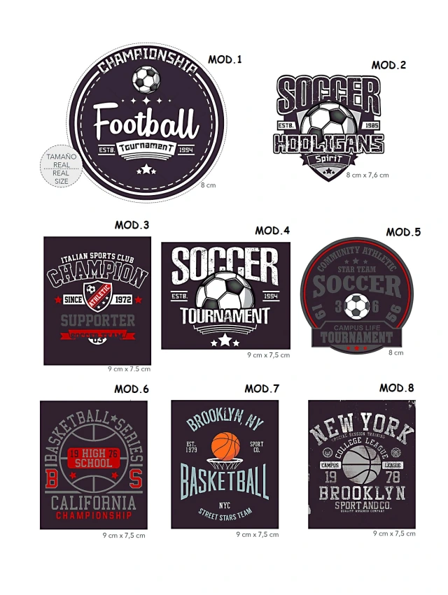 APLICACIONES FUTBOL SERIGRAFIA