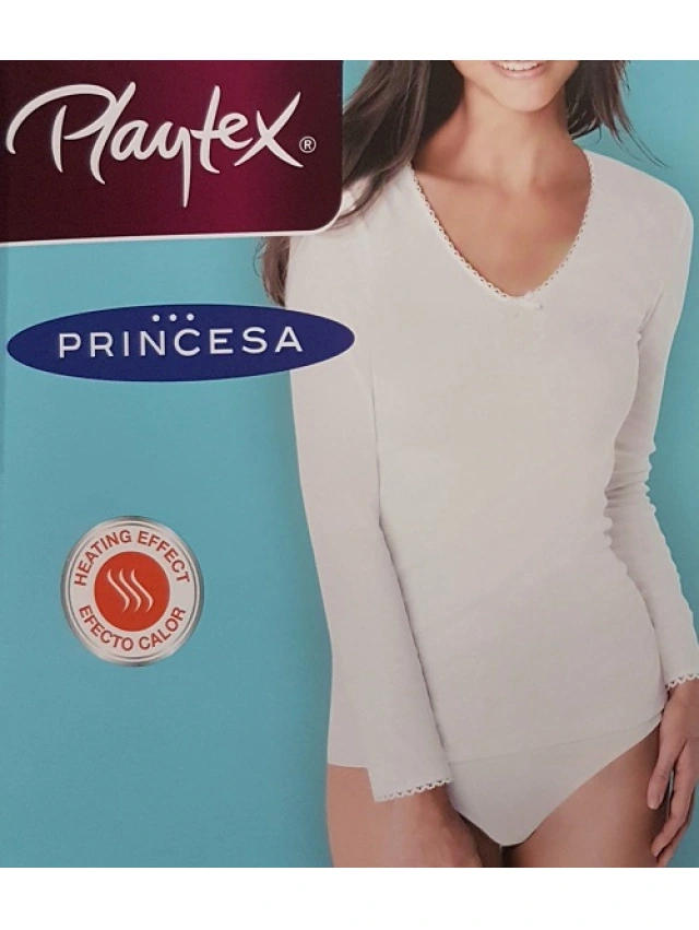 48 CAMISETA MANGA LARGA SEÑORA PLAYTEX